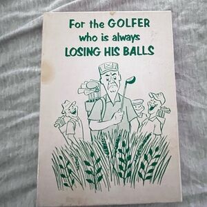 Humorous Golf gift